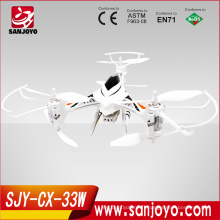 2015 Haute Qualité Jouets CX-33W quadcopter enfants en plastique jouet volant drone avec hd caméra WIFI transmite